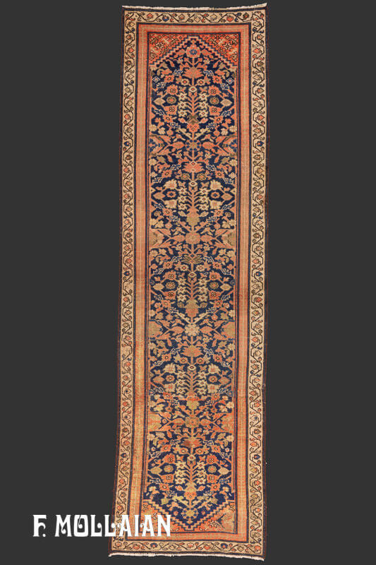 Antica Corsia Persiana Malayer Con Disegno Stilizzato n°:58041469